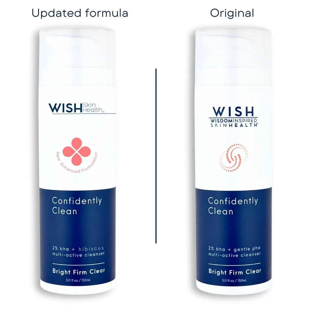 • Confidently Clean - New Formula
