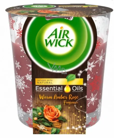נר ריחני Warm Amber Rose - 105 גרם | Air Wick