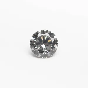 0.60ct 5.20x5.18x3.32mm Fancy Grey Round Brilliant 18968-21