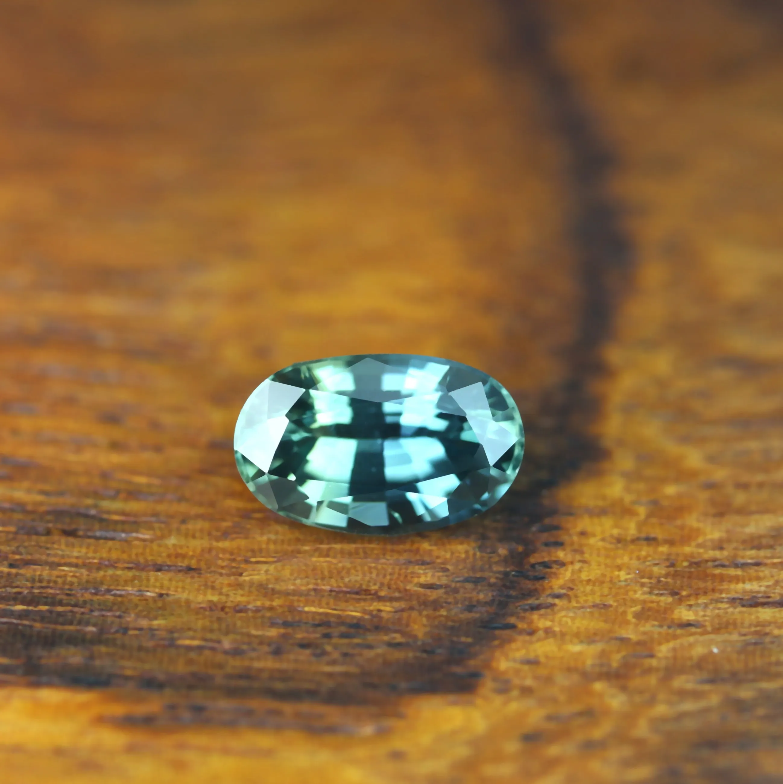 0.65ct Certified Natural Teal Sapphire