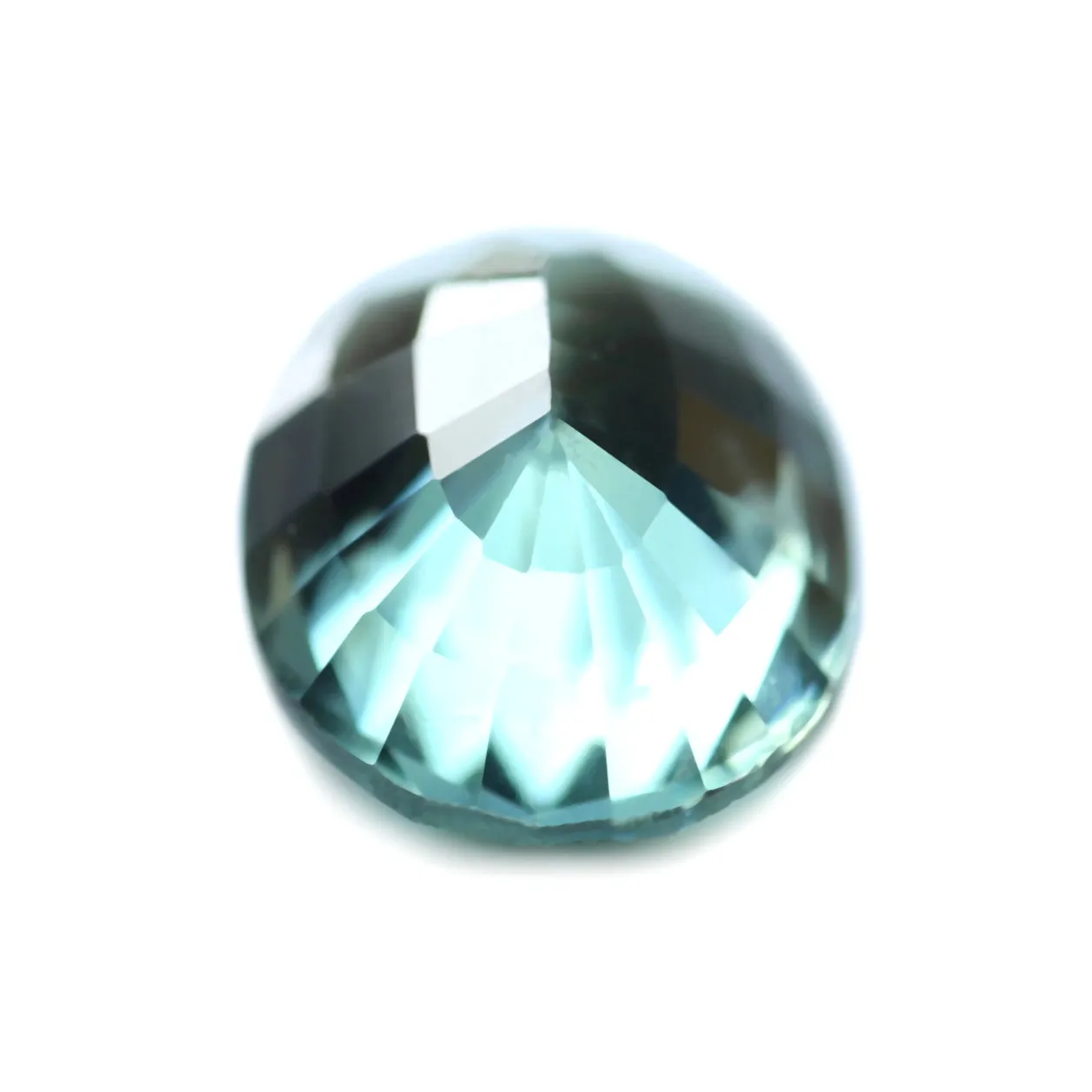 0.77ct Certified Natural Teal Sapphire