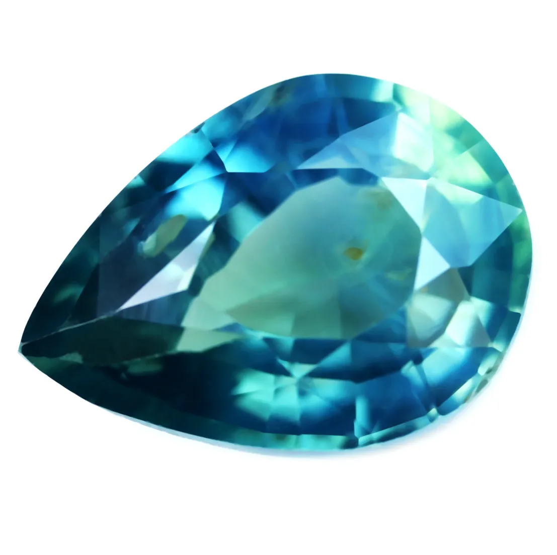 0.79ct Certified Natural Teal Sapphire