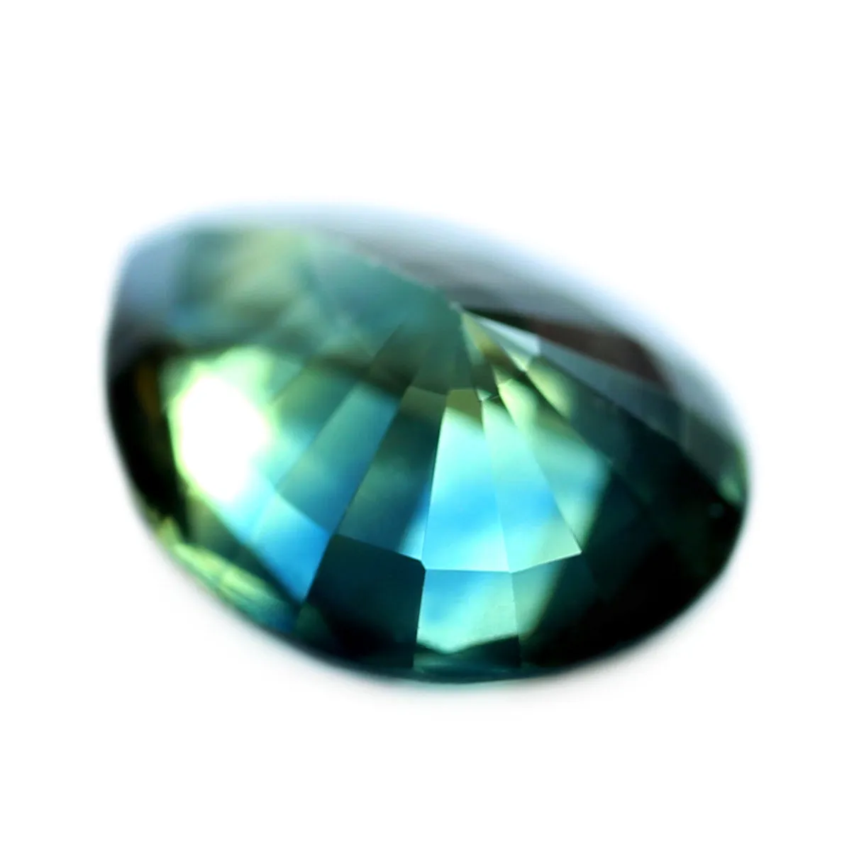 0.92ct Certified Natural Teal Sapphire