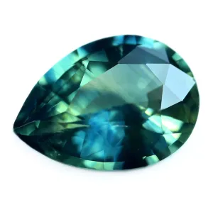 0.92ct Certified Natural Teal Sapphire