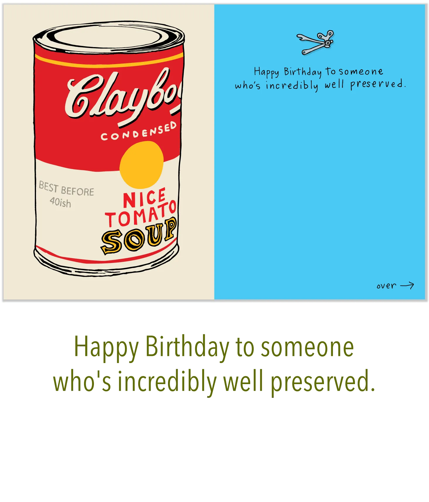 148 Cans (Birthday Card)