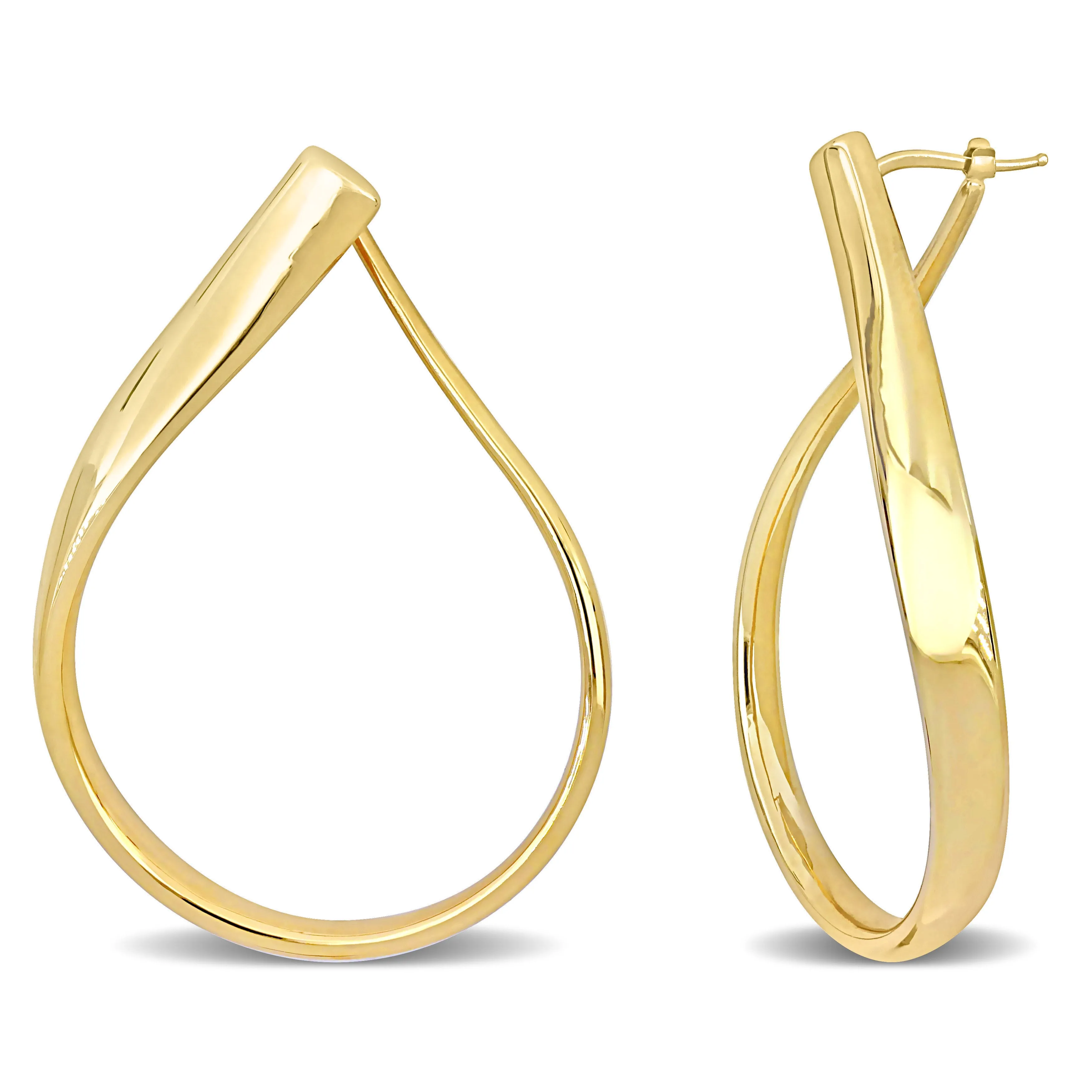14K Fashion hoops