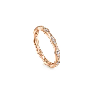 14KT Rose Gold Band