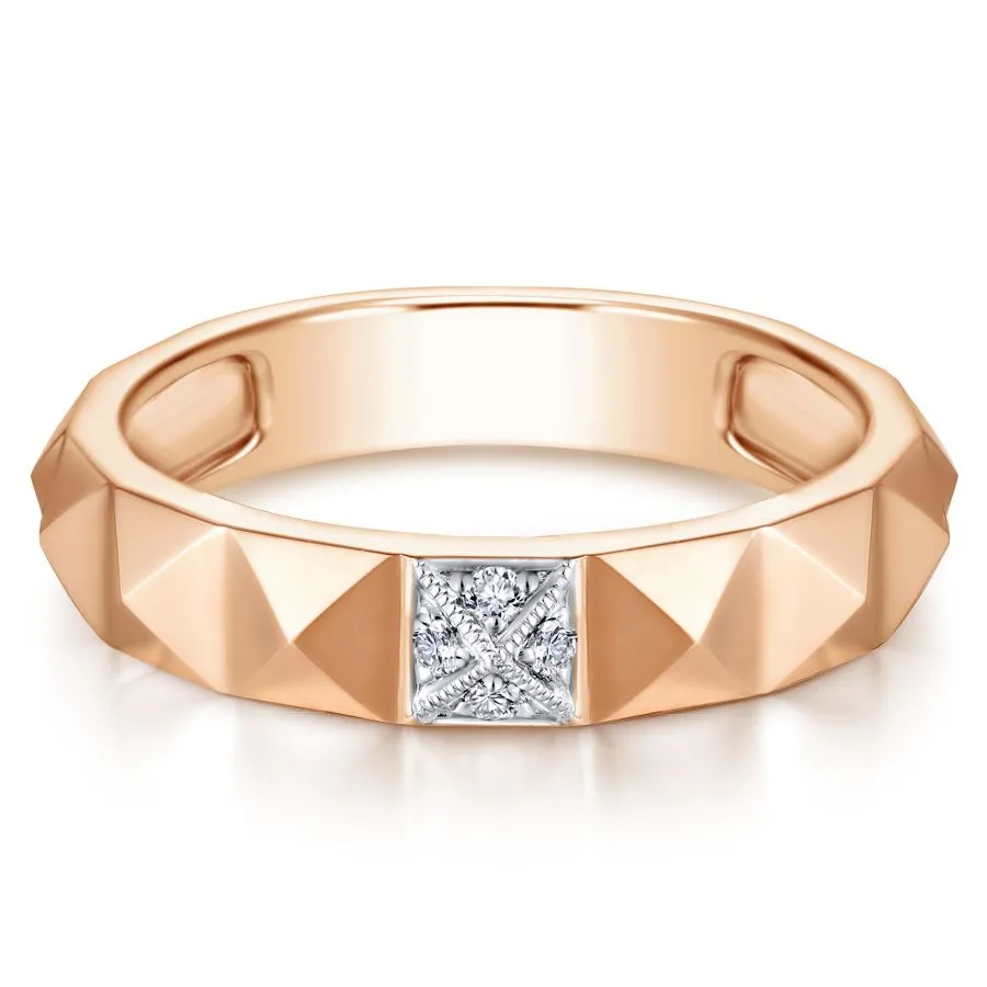 14KT Rose Gold Band