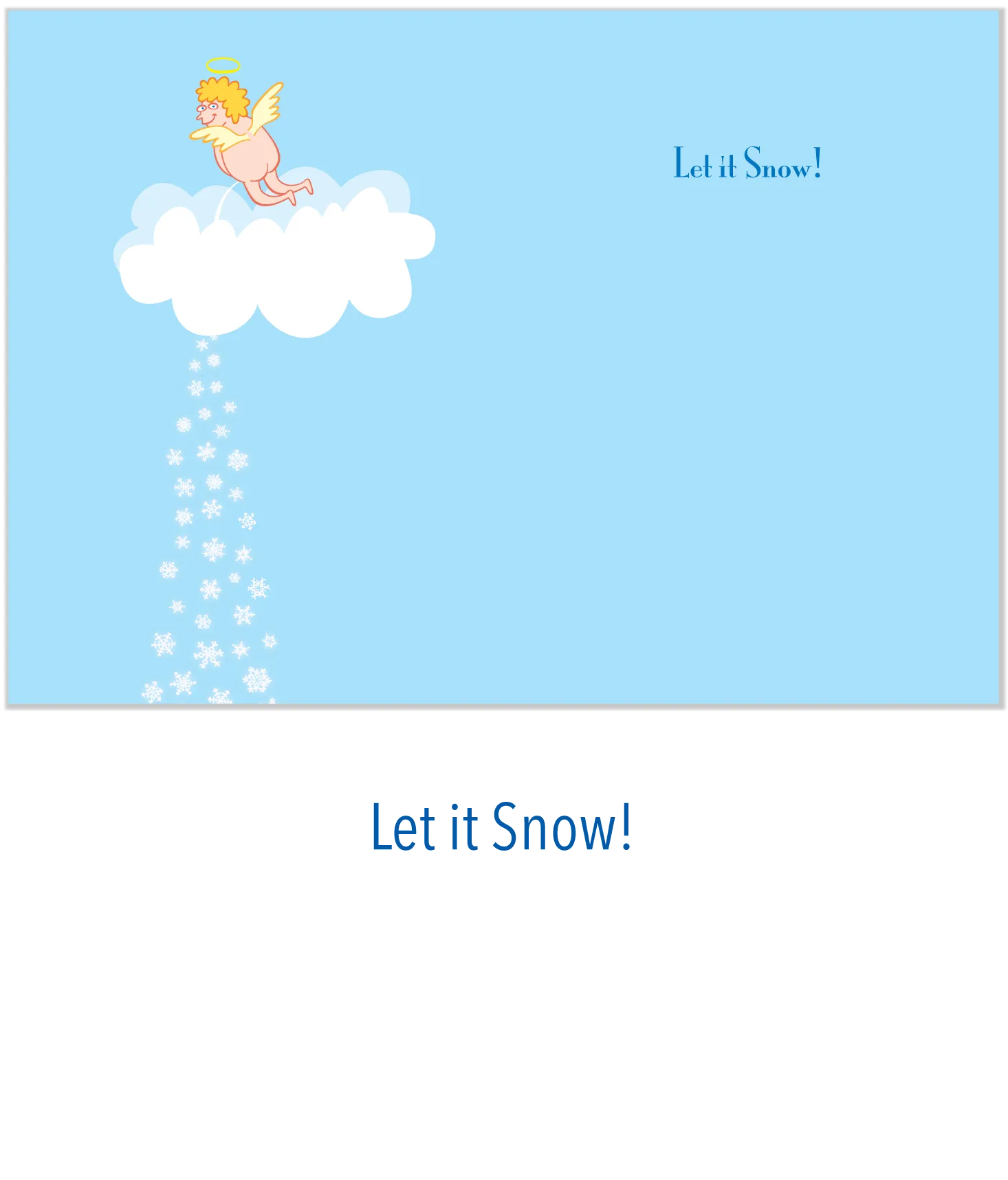 193 Snow Angel (Christmas Card)