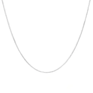 1mm Box Chain | Silver