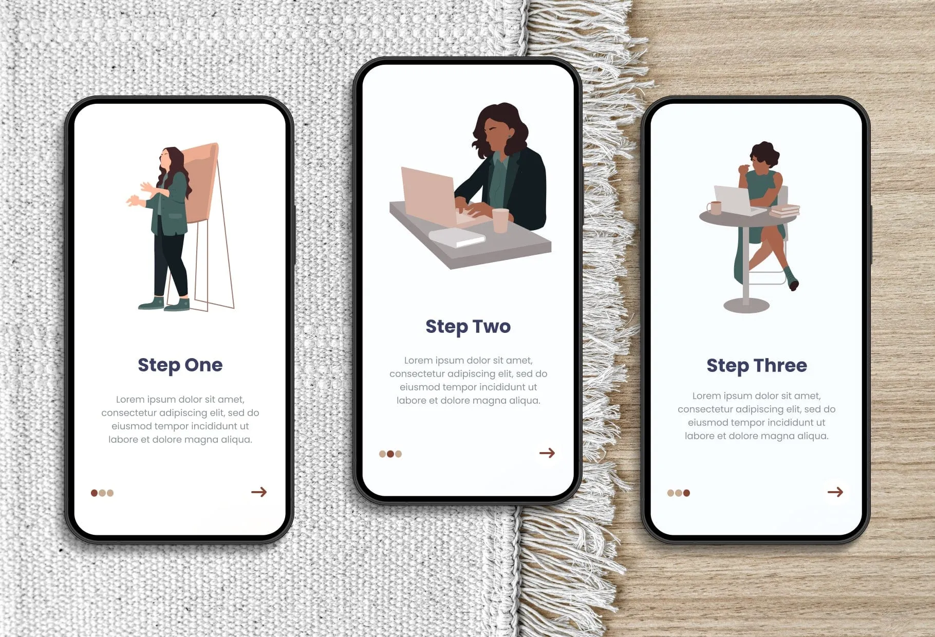 20 Unique Business Female Illustrations Fully Editable in Canva