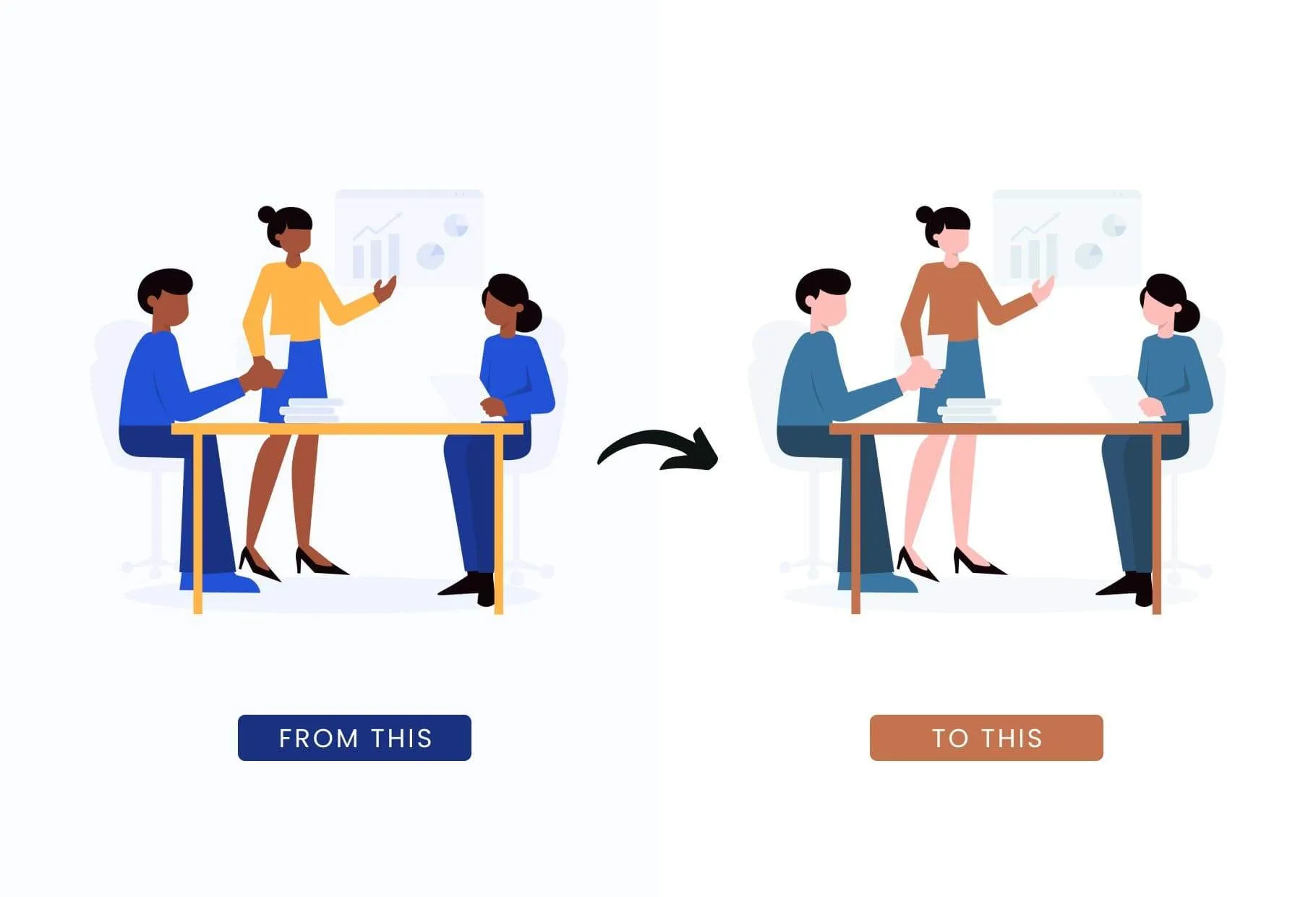 20 Unique Business Illustrations Fully Editable in Canva