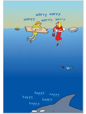 256 Don't Worry Be Happy (Birthday Card)
