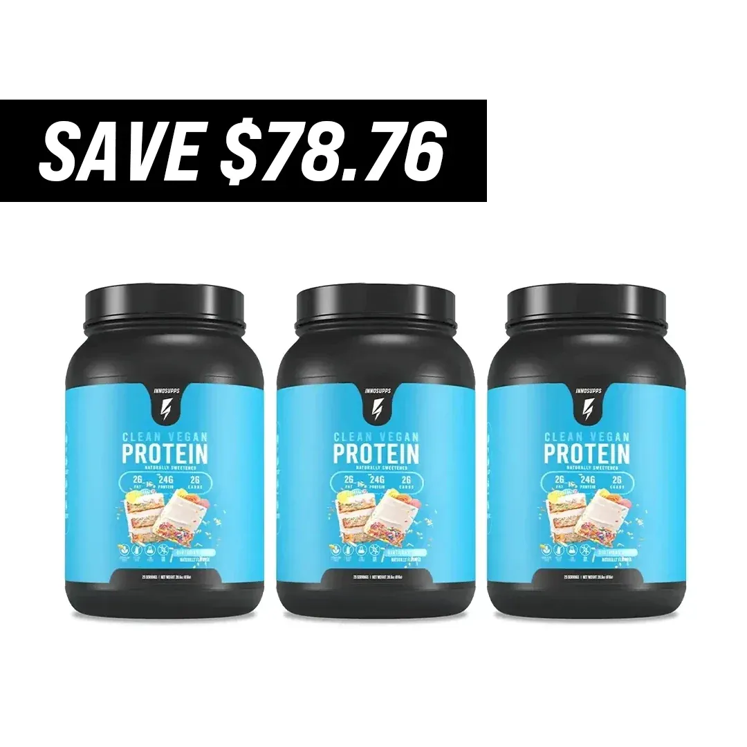 3 Bottles of Clean Vegan Protein