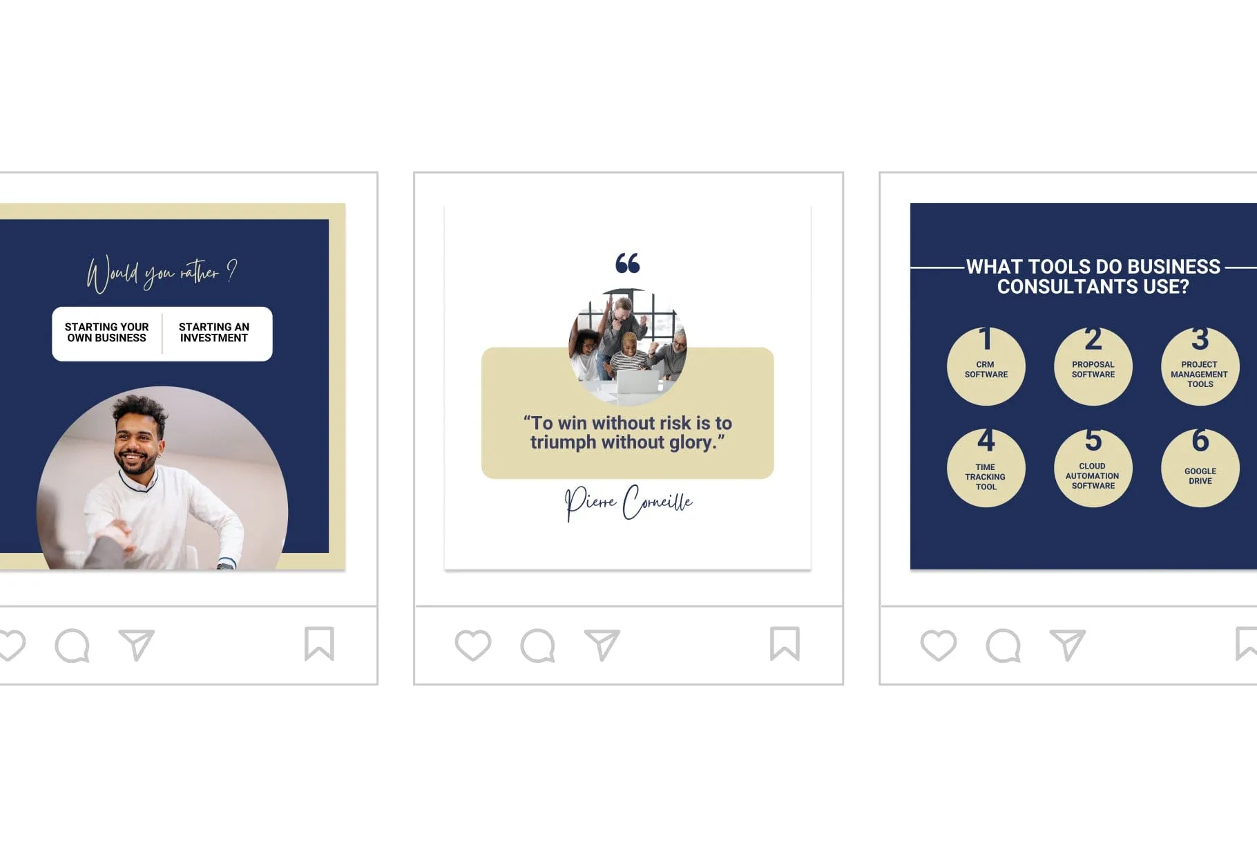 30 Business Consulting Instagram Post Canva Templates