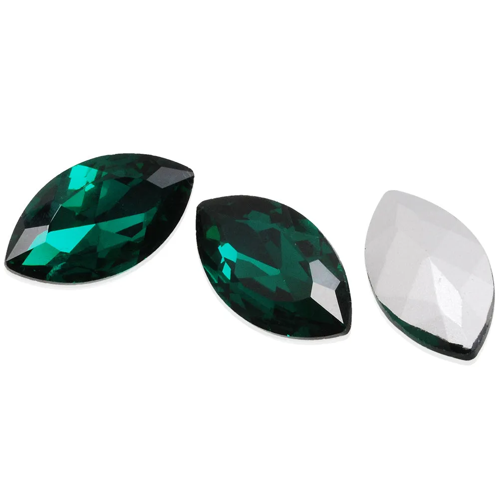 32 *17mm Green Marquise Cabochon Cushion Cut Fancy Crystal Stone,Crystal Fancy Stone,4227,Cushion Cut Stone,10pcs/lot