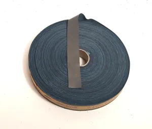 3/4" Flat, Cowhide Leather Binding in Warm Gray (5 YDS) 0750NDB trim tape; edge binding; leather tape