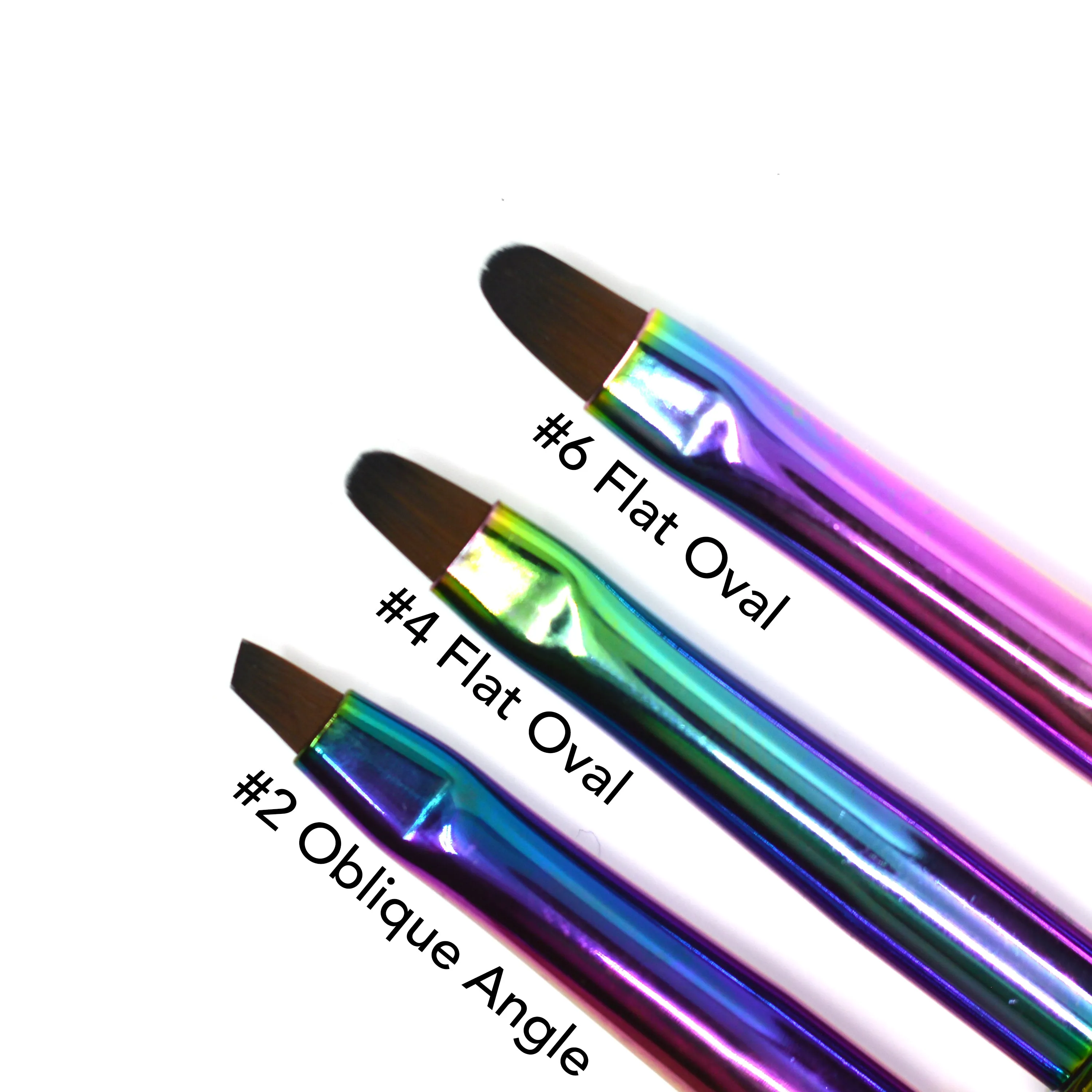 #4 Flat Oval KBShimmer Vegan Clean Up Brush