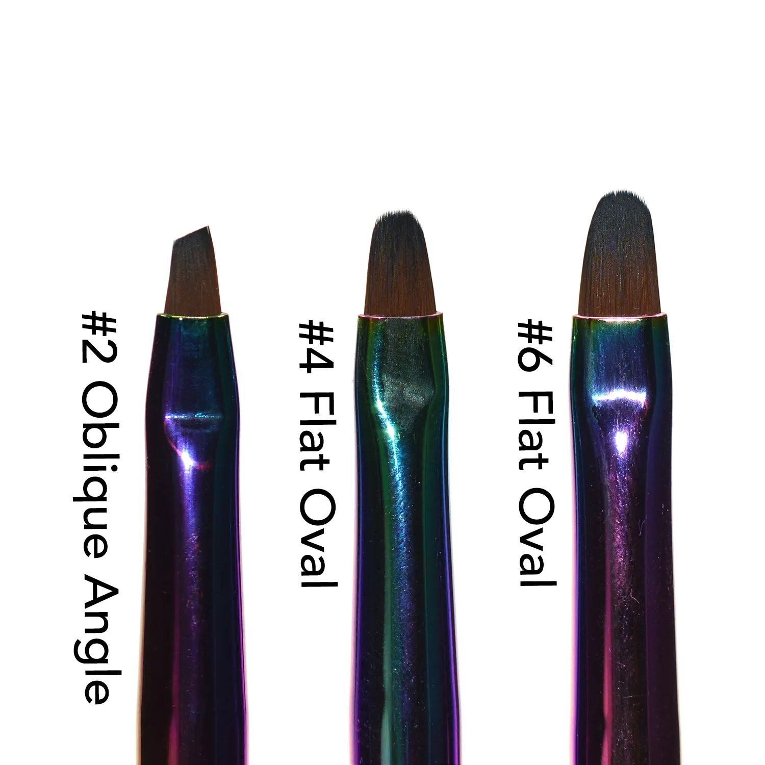 #4 Flat Oval KBShimmer Vegan Clean Up Brush