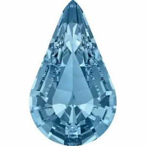 4328 Swarovski Xilion Pear Fancy Stones, Aquamarine (202)
