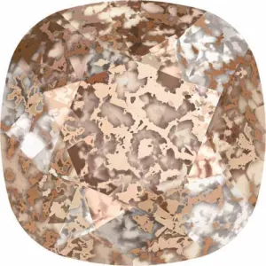4470 Swarovski Cushion Fancy Stones, Crystal Rose Patina  (001 ROSPA)
