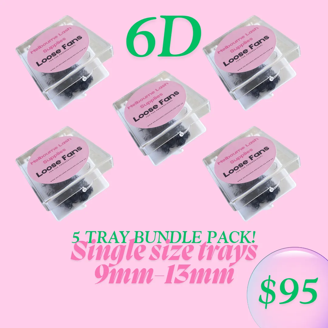 5 Tray Bundle Pack 6D Loose Fans