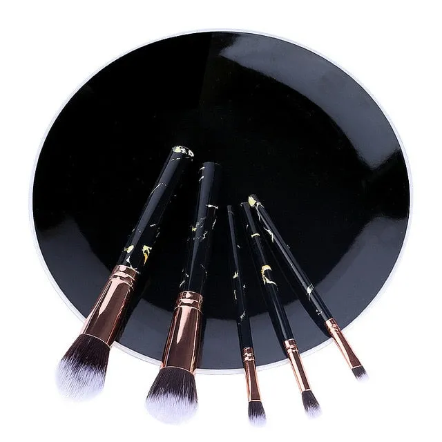 5pc Set of Soft Makeup Brushes