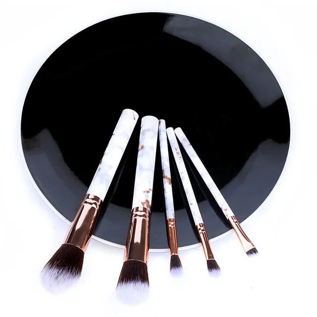 5pc Set of Soft Makeup Brushes