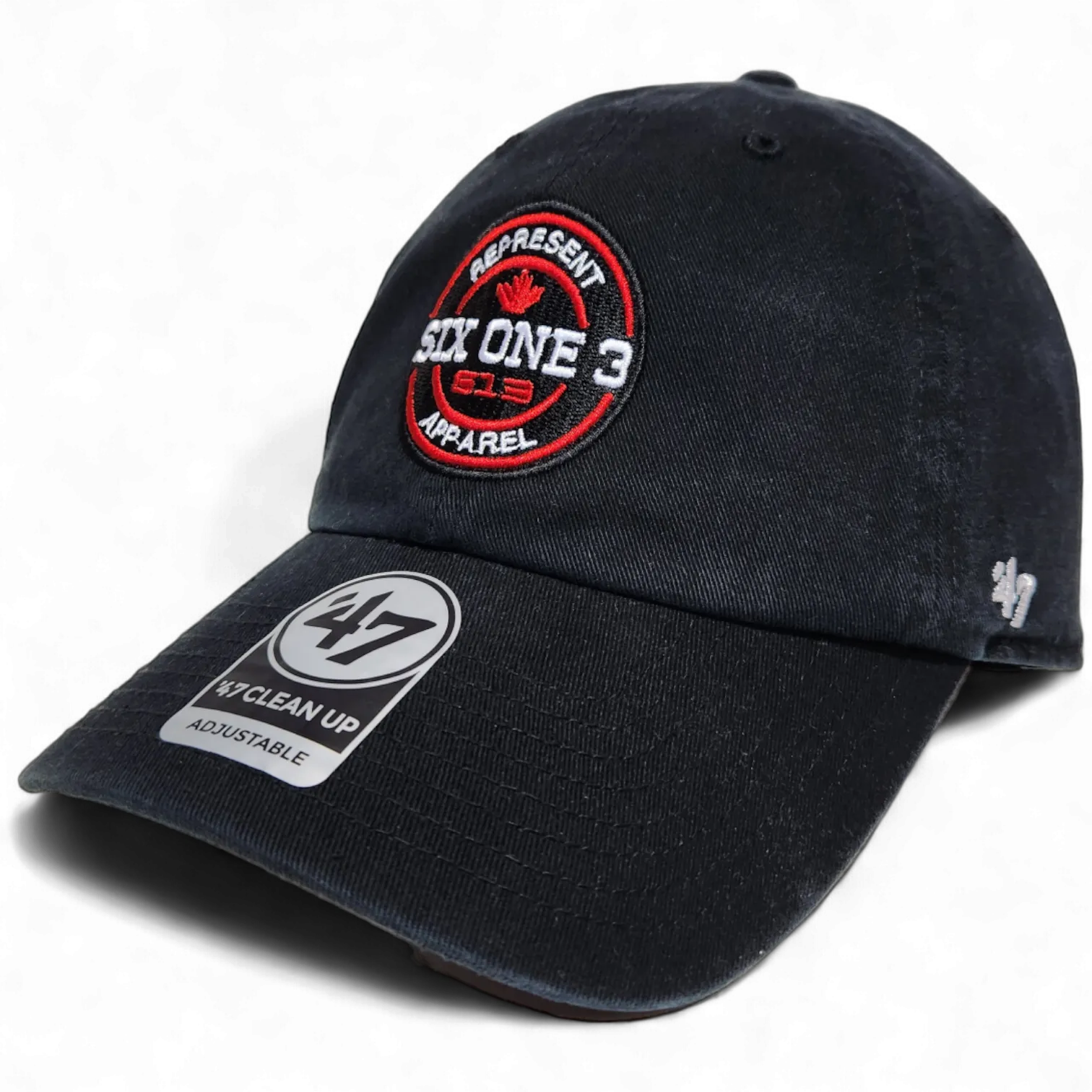 613 Hat Benchmark '47 Clean Up Black