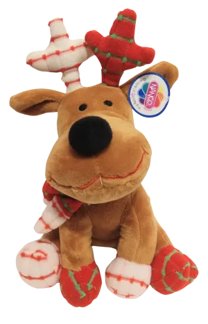 7.5" Christmas Moose plush