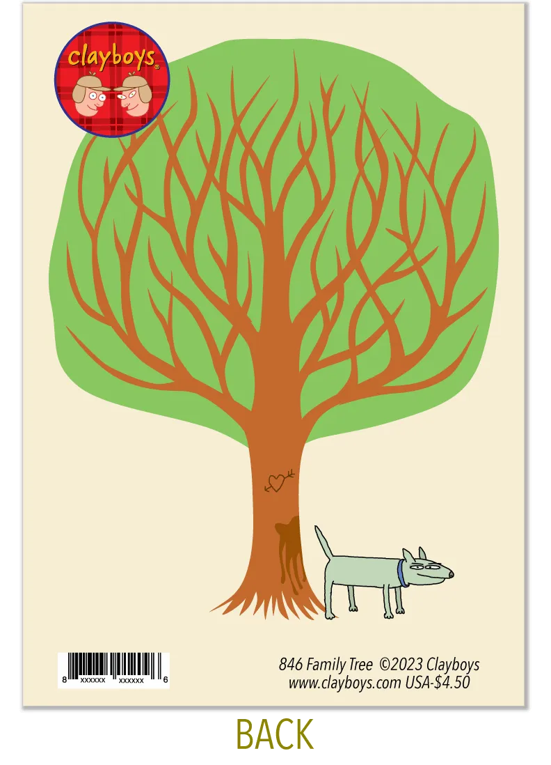 846 Family Tree (Any Occasion Card, Birthday Card)