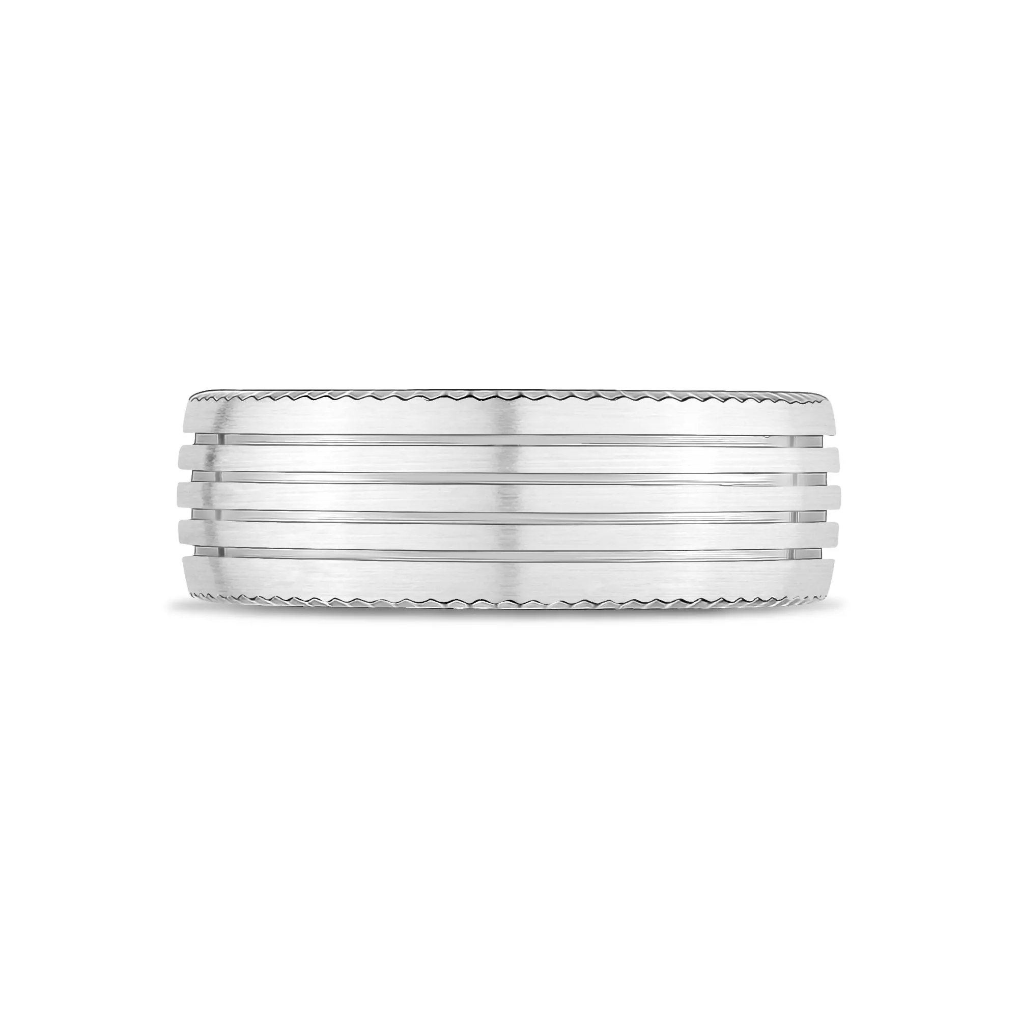 8mm Four Lined Band