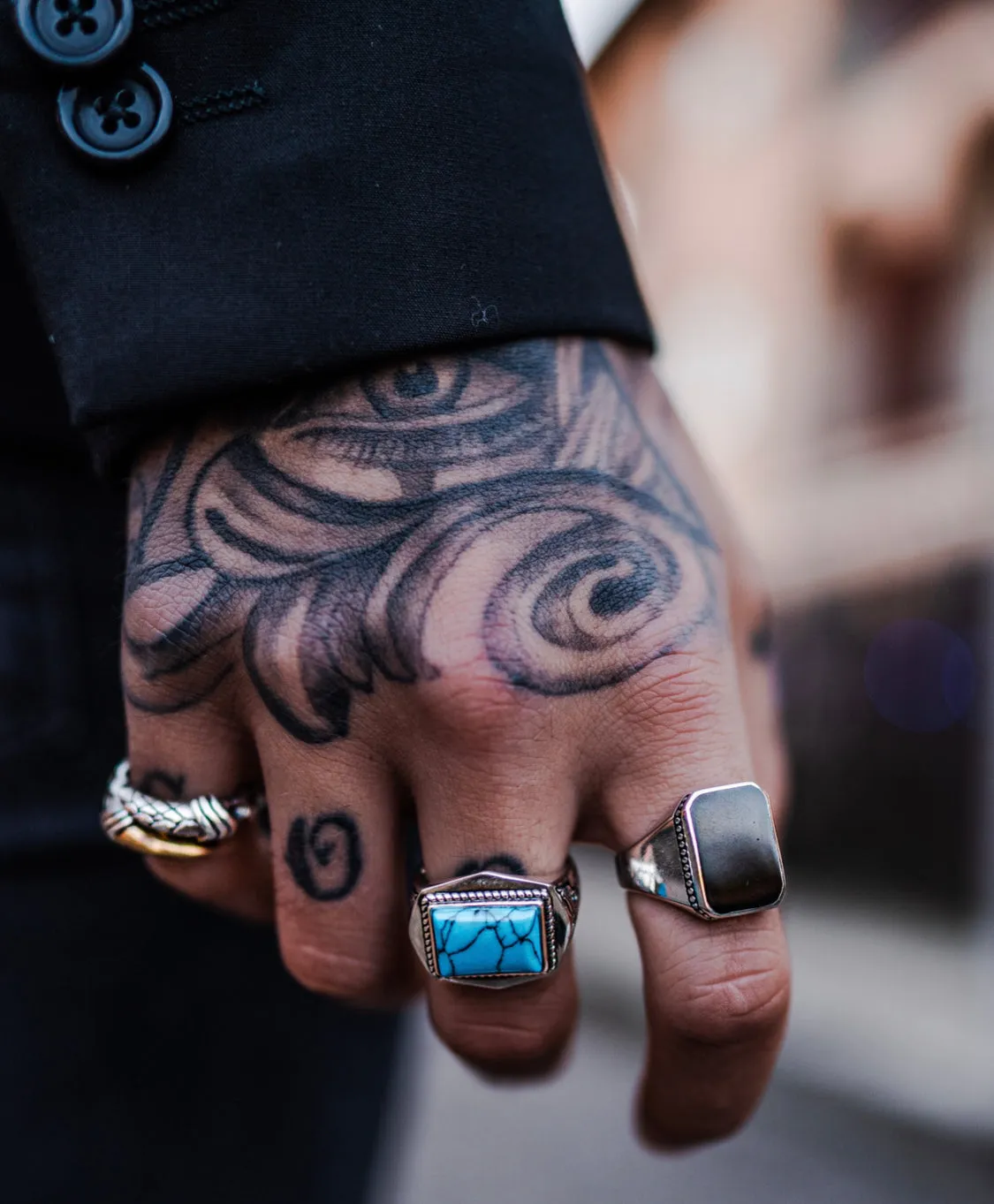925 Sharp Claw Dragon Ring