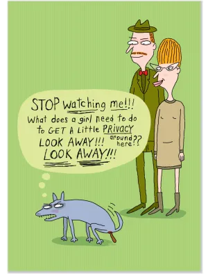 940 Look Away! (Birthday Card)