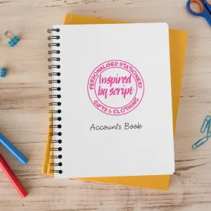 ACCOUNTS BOOK - A4 SPIRAL BOUND WITH 60 PAGES