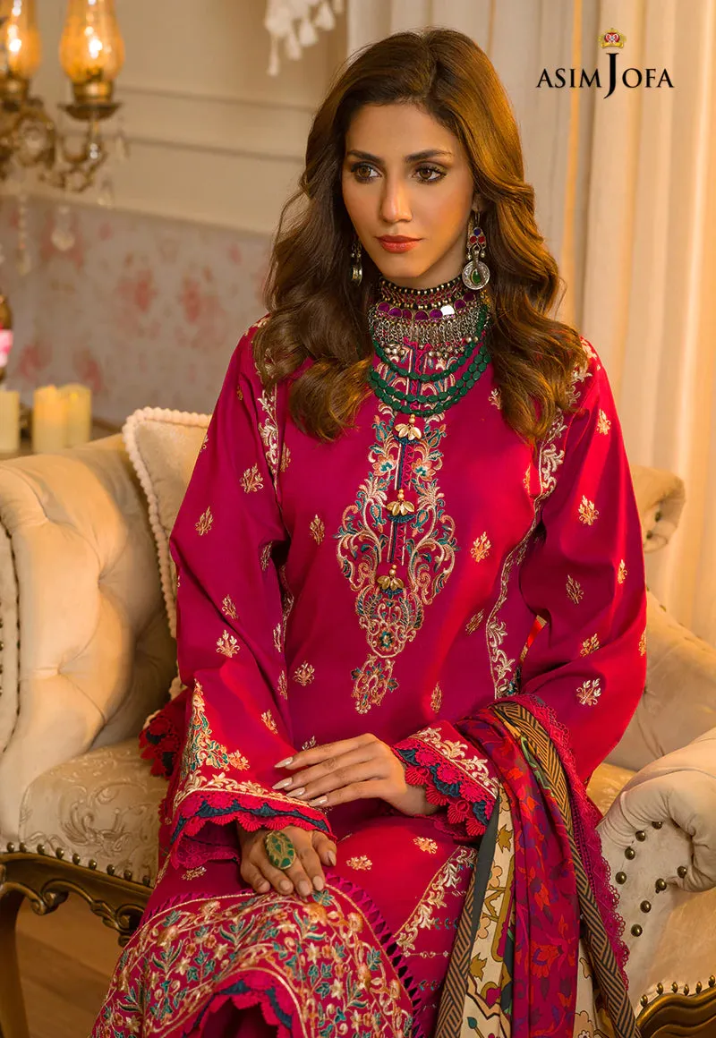AJPR-31 | Asim Jofa Prints Rania Collection 2022 | Unstitched Embroidered Lawn Suits