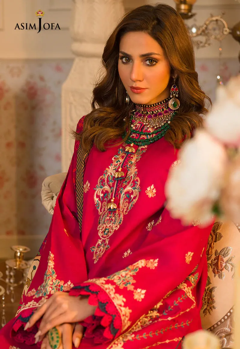 AJPR-31 | Asim Jofa Prints Rania Collection 2022 | Unstitched Embroidered Lawn Suits