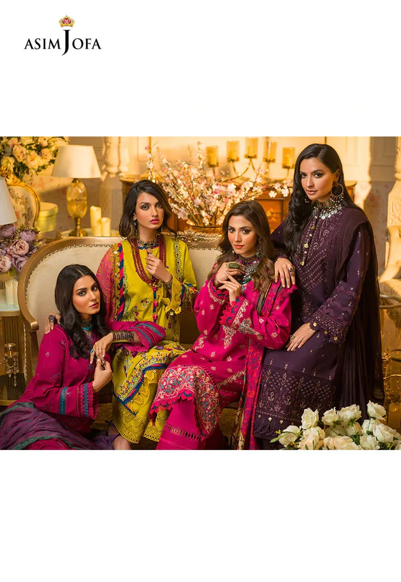 AJPR-31 | Asim Jofa Prints Rania Collection 2022 | Unstitched Embroidered Lawn Suits
