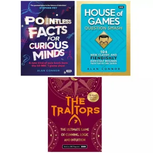 Alan Connor Collection 3 Books Set Traitors,House of Games,Pointless Facts Curios