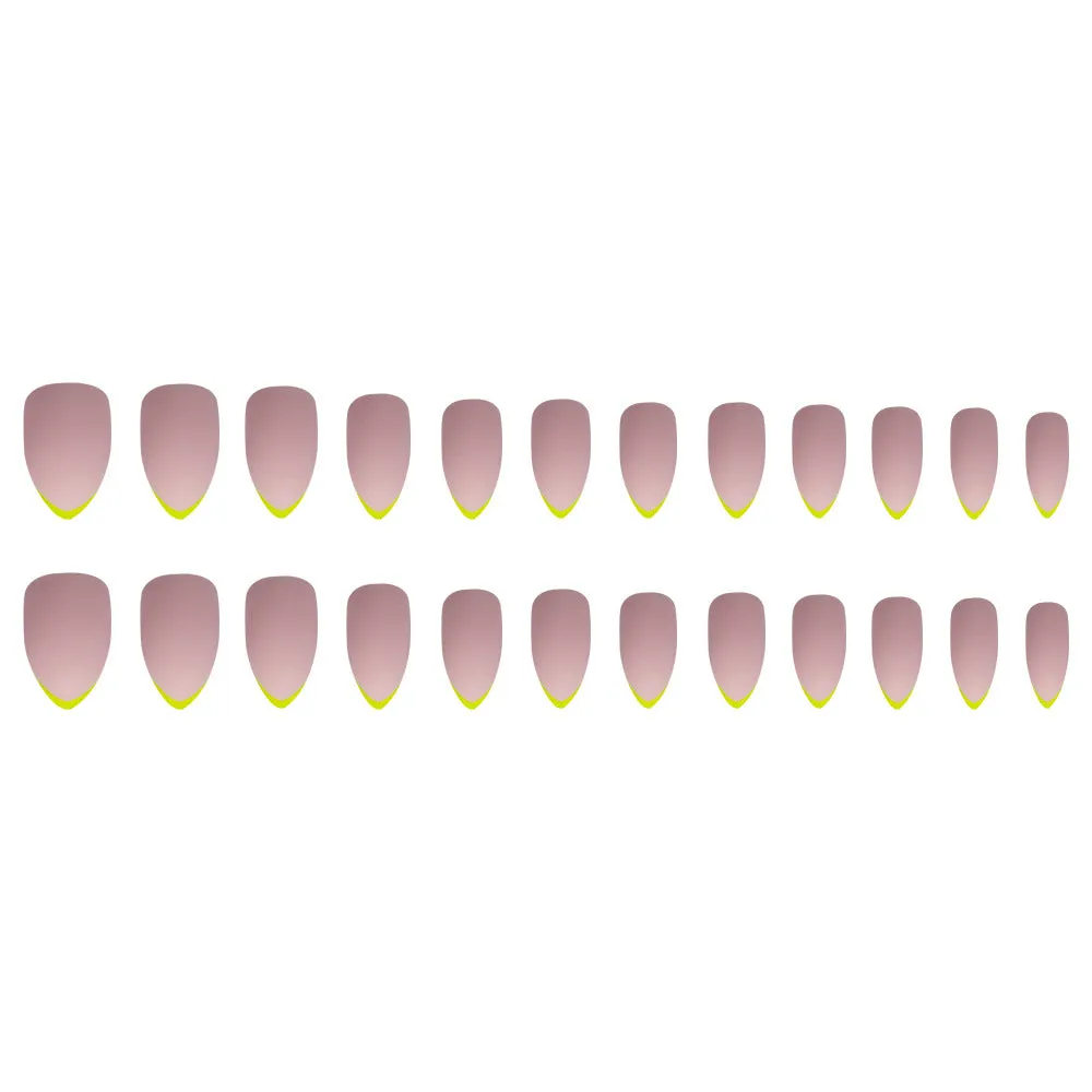 Almond French V sharp yellow