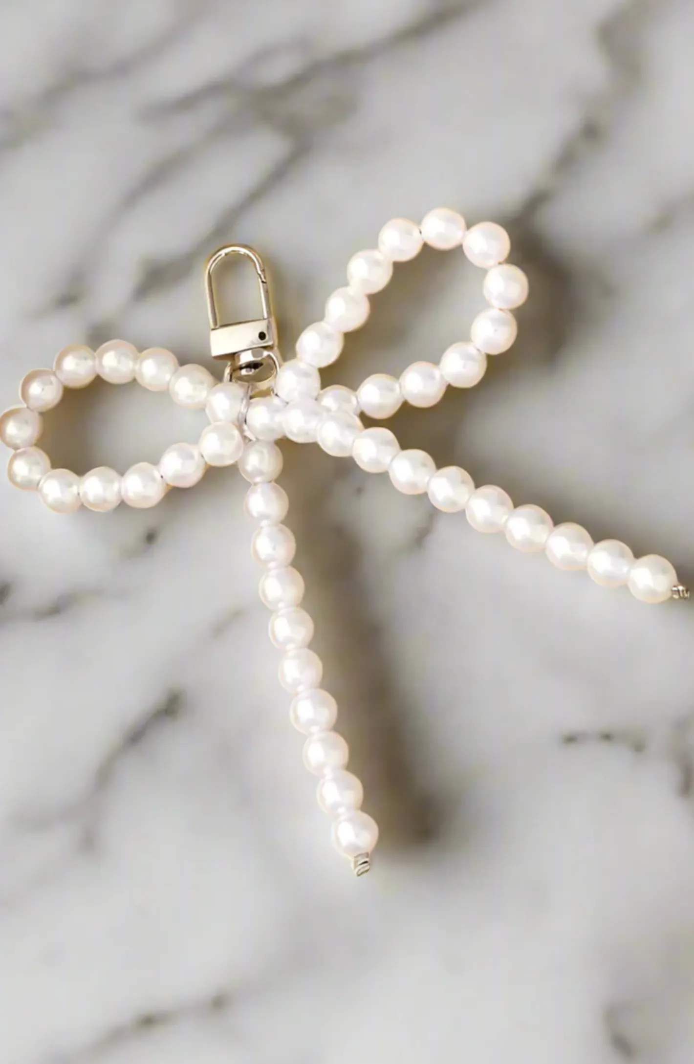 Anna Pearl Bow Accessory Charm