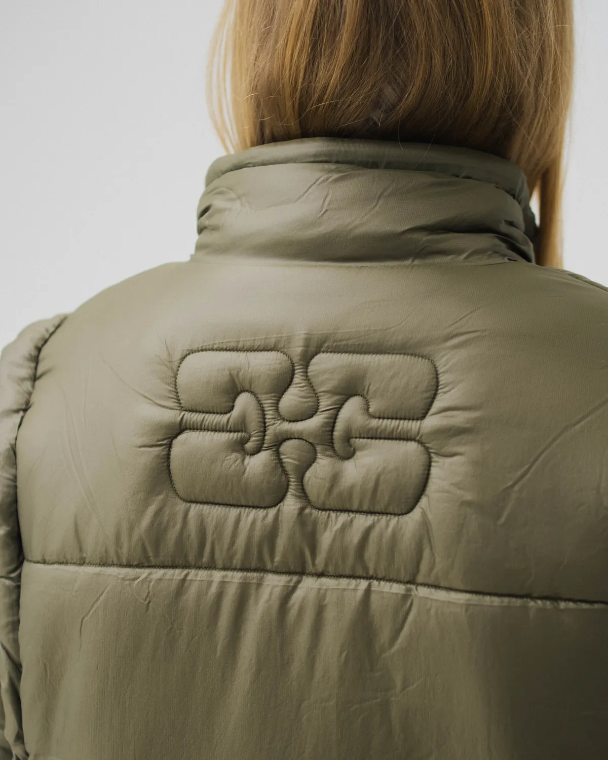 Anna Vilma - Shiny Quilt Vest Jacket - Kalamata