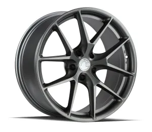 Aodhan LS007 19x8.5 5X120  35 Matte Gun Metal