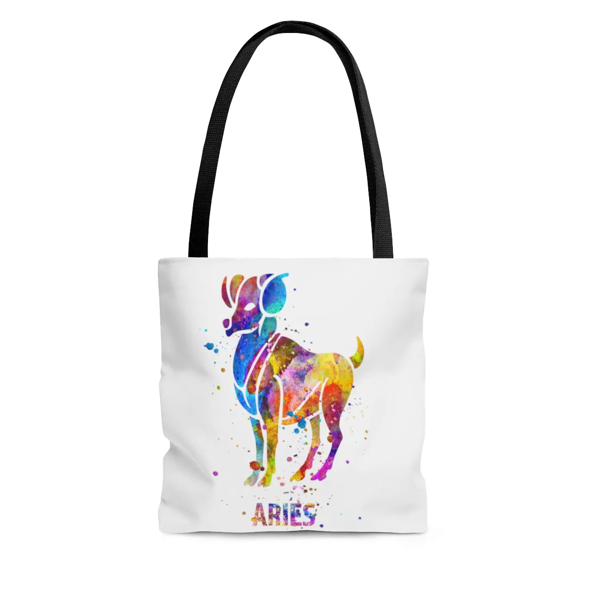 Aries Zodiac Sign Tote Bag