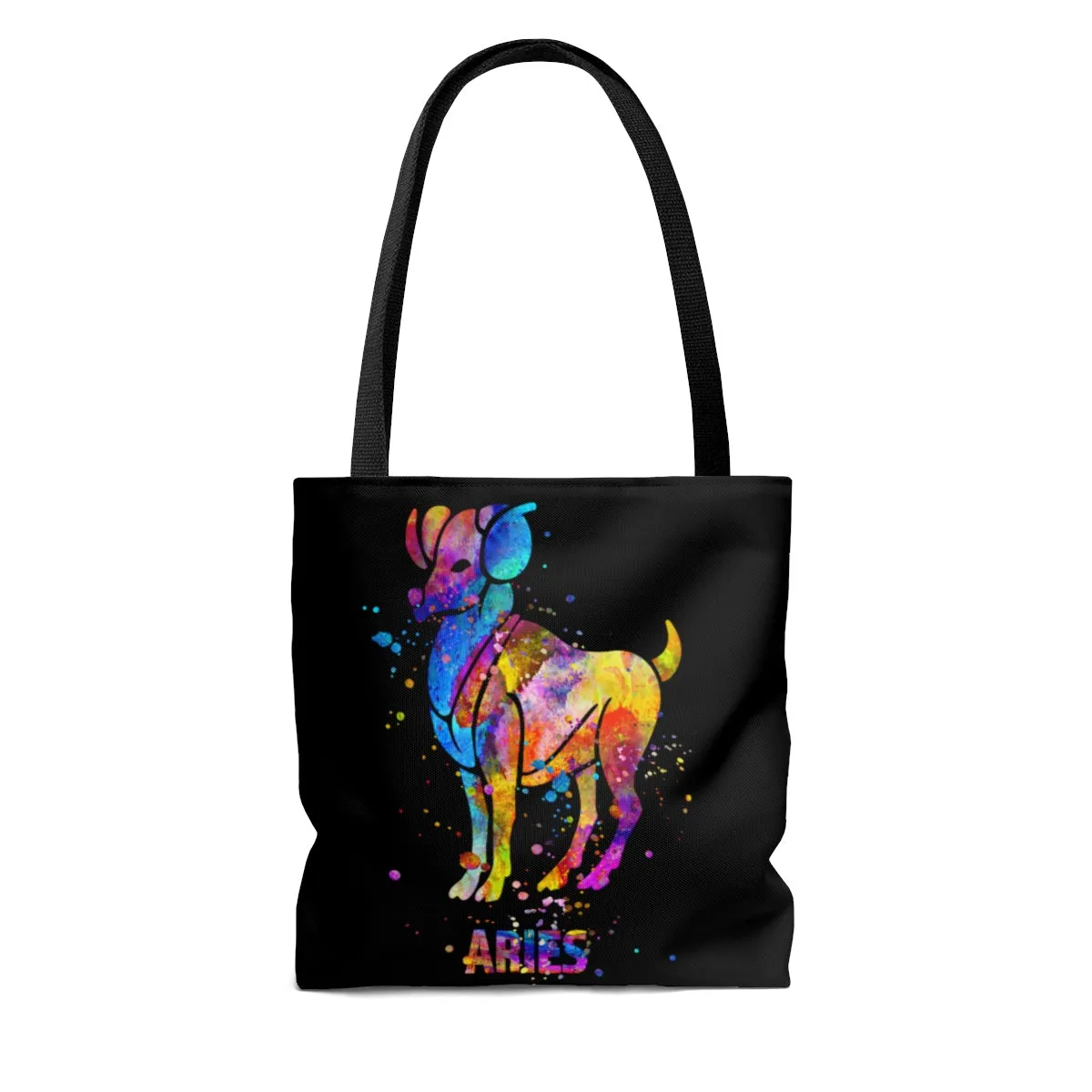 Aries Zodiac Sign Tote Bag