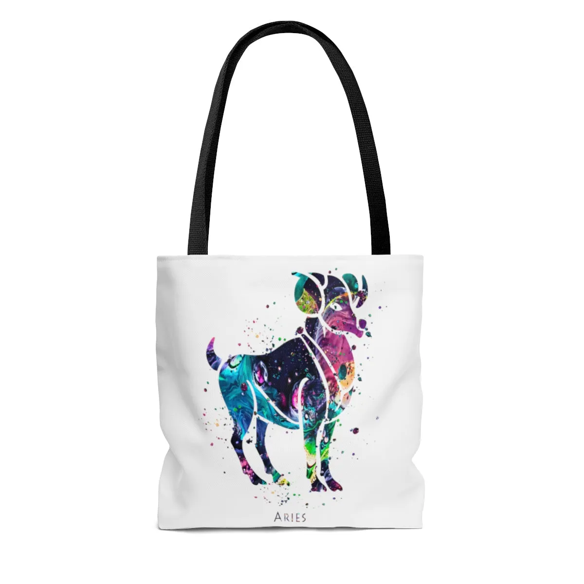 Aries Zodiac Sign Tote Bag