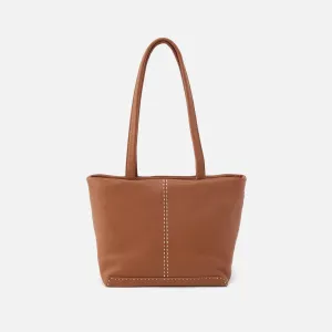 Austin Tote In Pebbled Leather - Warm Honey