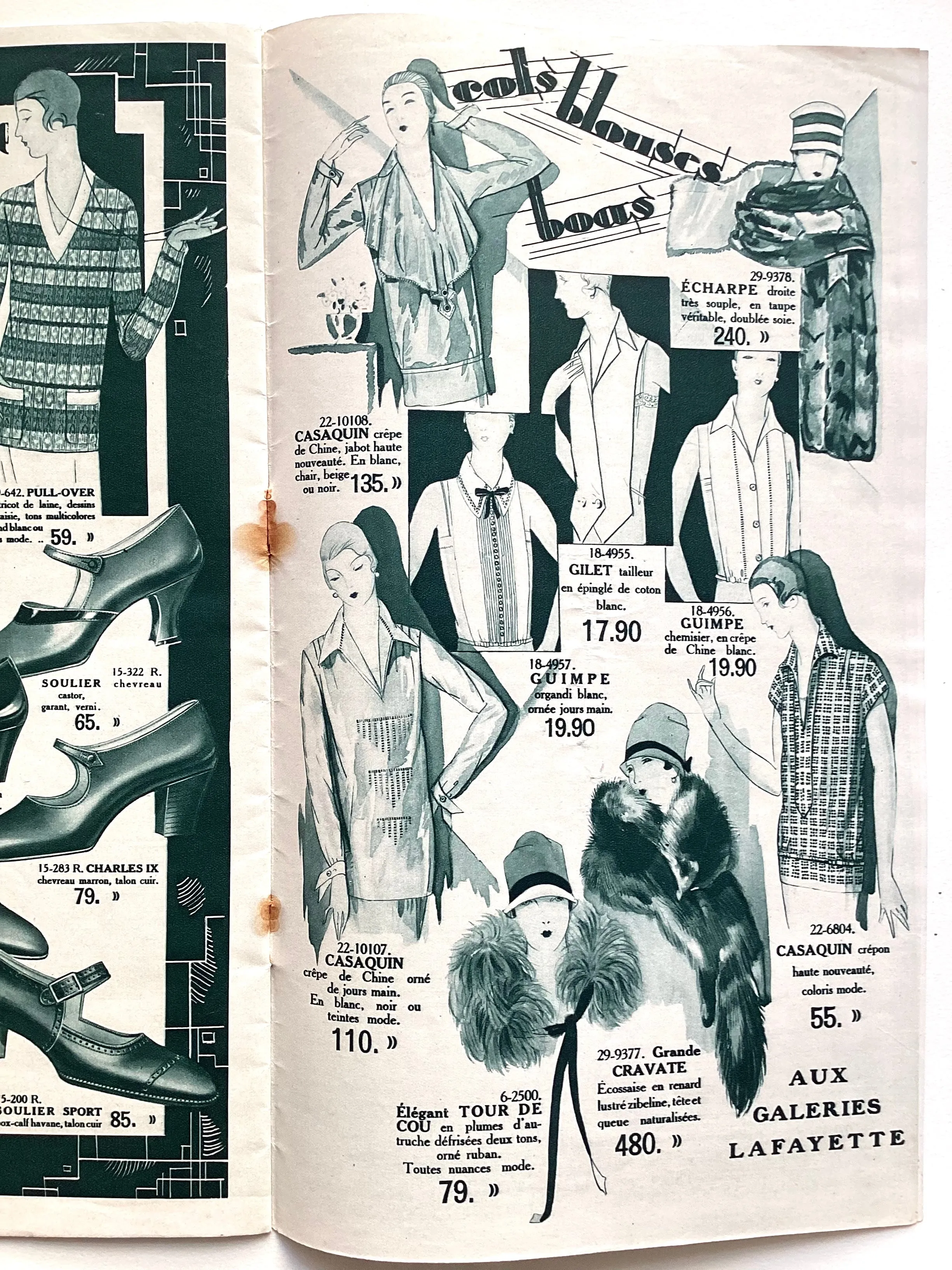 Aux Galeries Lafayette : Gants, Fleurs, Parfums