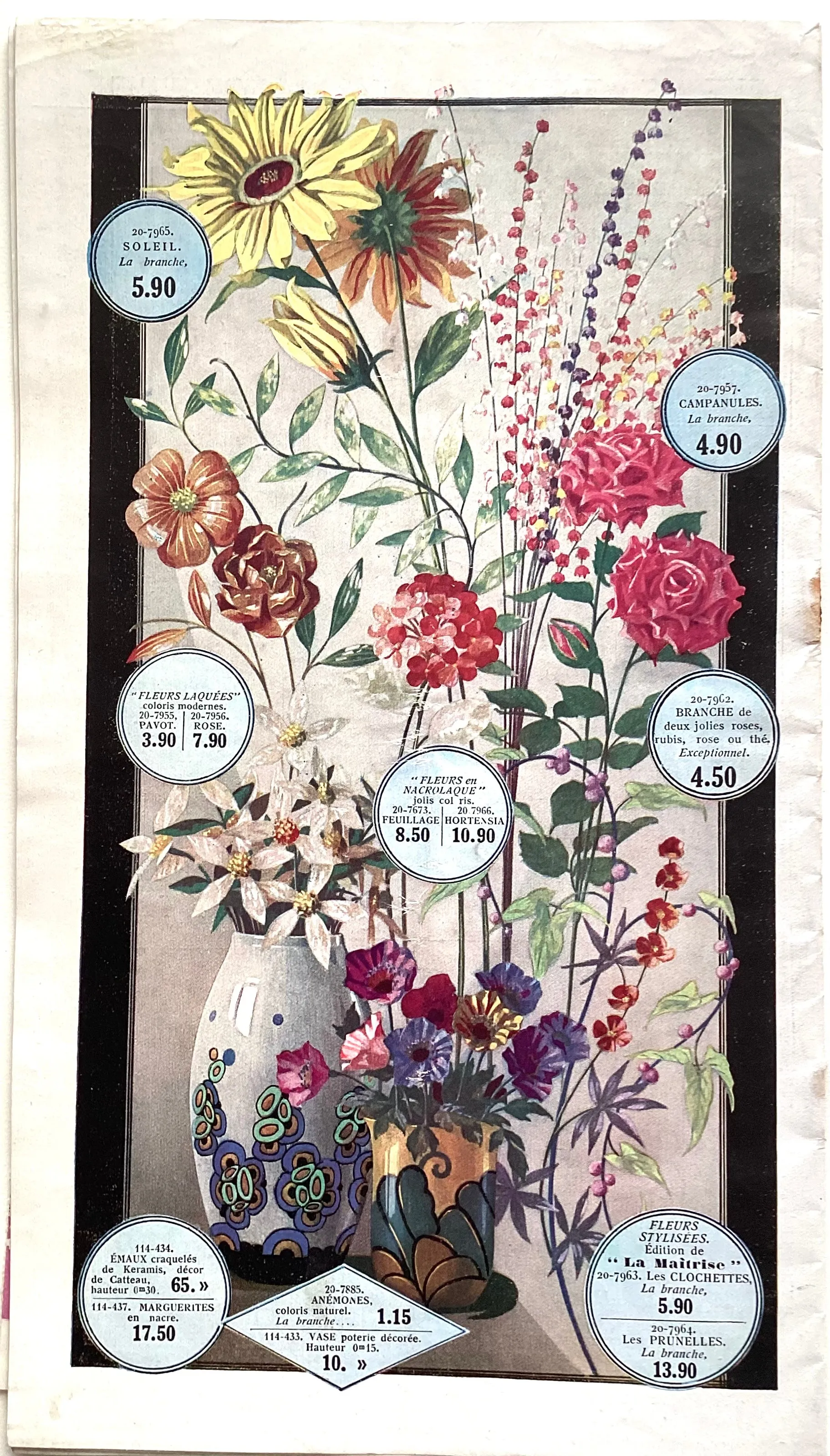 Aux Galeries Lafayette : Gants, Fleurs, Parfums