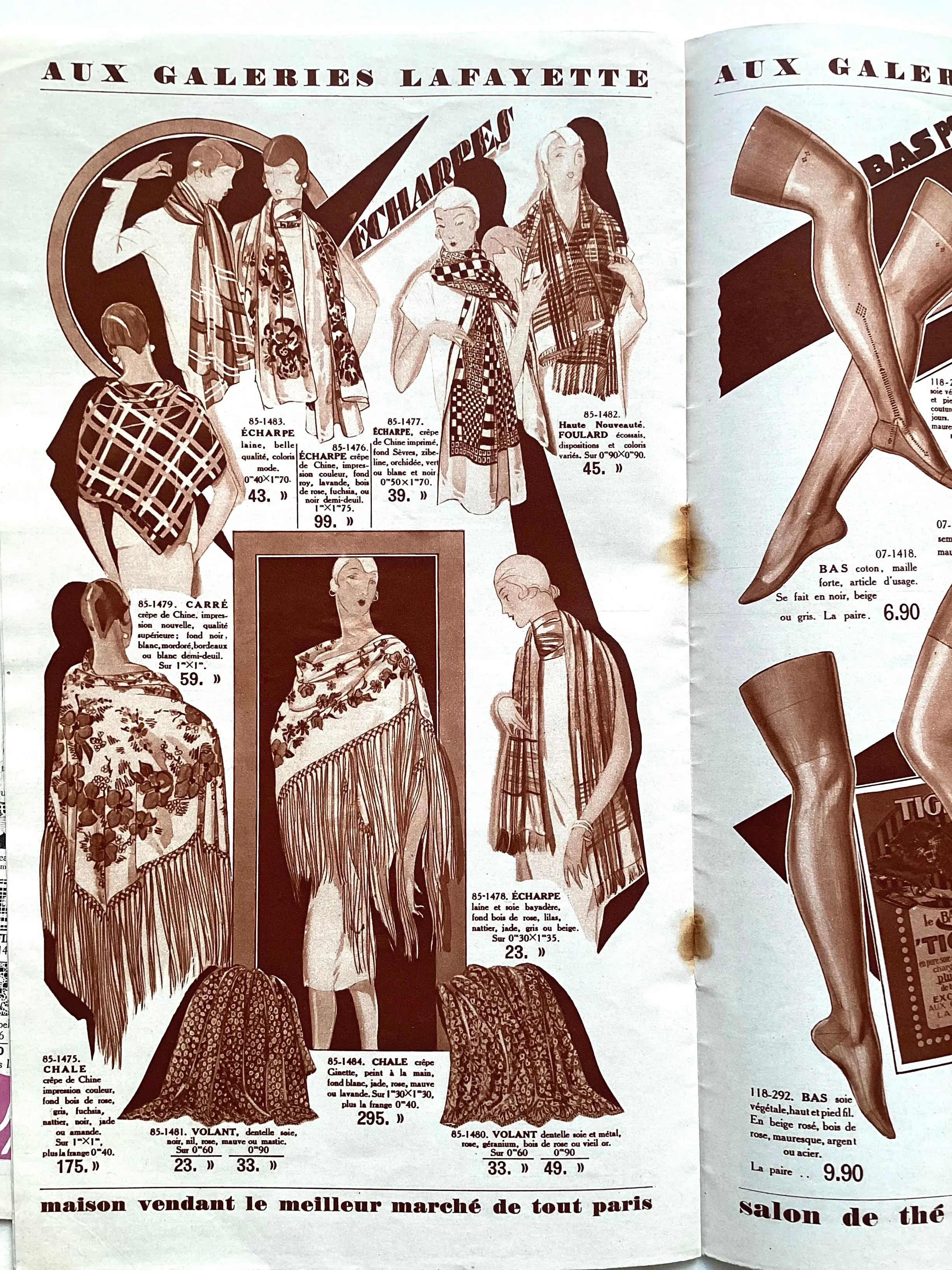 Aux Galeries Lafayette : Gants, Fleurs, Parfums